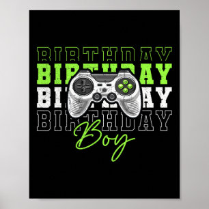 Birthday Boy Video Game Birthday Party For Boys Ki Poster