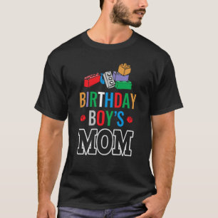 Birthday Boy's Mum Building Blocks 5 T-Shirt
