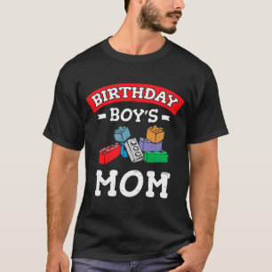 Birthday Boy's Mum Building Blocks 5 T-Shirt