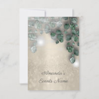 Birthday Bridal Shower Light Jar Rustic Sepia Gold