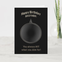 BIRTHDAY - BROTHER - GUN - AIM