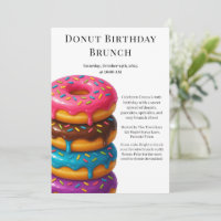 Birthday Brunch Party | Pancakes & Doughnuts 