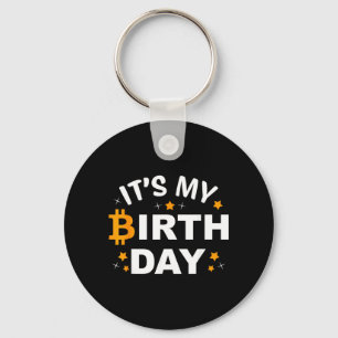 Birthday Btc Crypto Birthday Bitcoin B-Day Hodler Key Ring