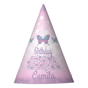 Birthday butterfly custom designs  Party Hat
