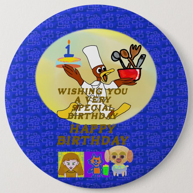 Birthday Button (Front)
