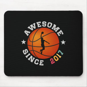 Birthday Bysketbyll Player Awesome Since Mouse Pad