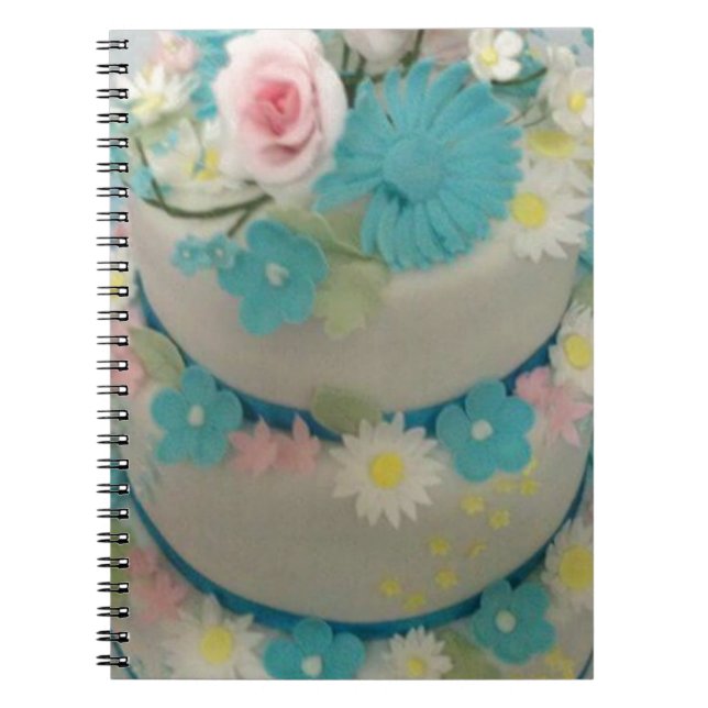 Birthday cake 1 spiral notebook (Front)