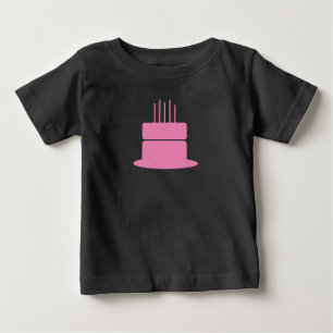 Birthday Cake Any Colour Baby T-Shirt