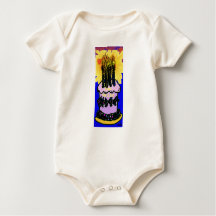 Birthday Cake  baby outfit
