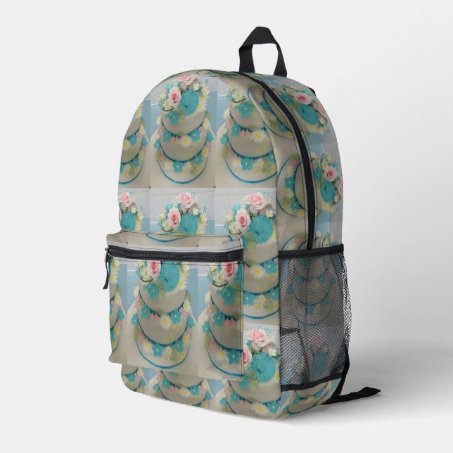 Birthday cake backpack  (Back Corner Right)