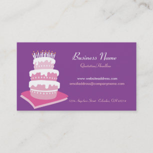 Birthday Cake Business Cards