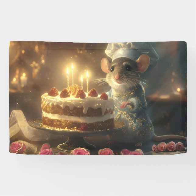 Birthday Cake by Fabulous Mice Baker Banner (Horizontal)