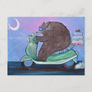 Birthday Cake Caper Postcard