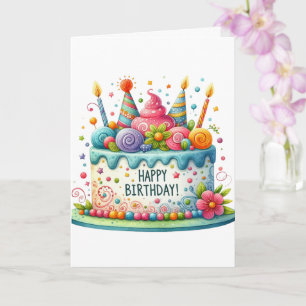 Birthday Cake Card
