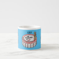 Birthday cake cartoon illustration 