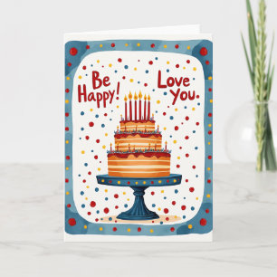 Birthday Cake Confetti Card