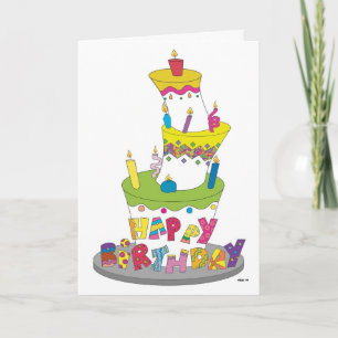 Birthday Cake Greeting Card