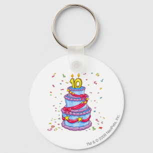 Birthday Cake Key Ring