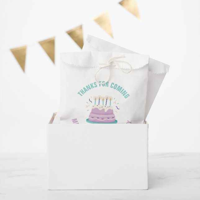 Birthday Cake Kids Birthday Party Favour Bags (Party)