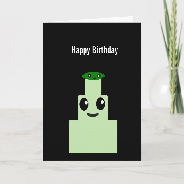 Birthday Cake: Lime Cake Card (Front)