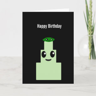 Birthday Cake: Lime Cake Card