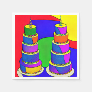 Birthday Cake Napkins