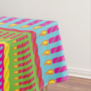 Birthday Cake Party Tablecloth