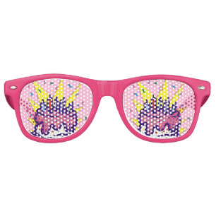 Birthday Cake - Party Time Retro Sunglasses