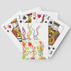 Birthday Cake Playing Cards
