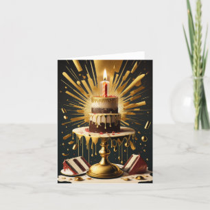 Birthday Cake Postcard