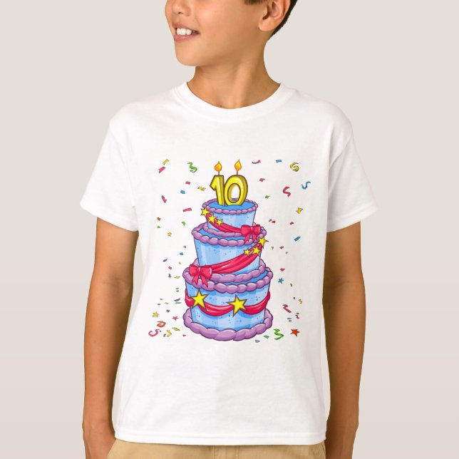 Birthday Cake T-Shirt (Front)