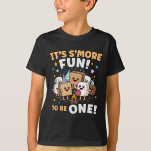 Birthday Campfire Marshmallow It's S'more Fun Bein T-Shirt