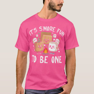 Birthday Camping Marshmallow It'S S'More Fun Being T-Shirt