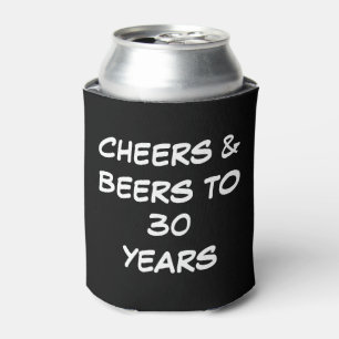 birthday can cooler Cheers and Beers