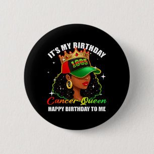 Birthday Cancer Queen Women Girl Zodiac Sign 6 Cm Round Badge