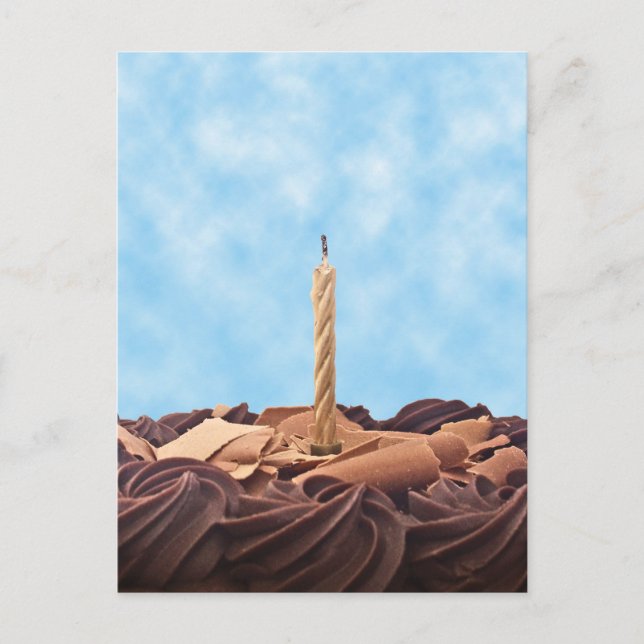 Birthday Candle Postcard (Front)