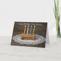 Birthday Candles in Dog Bone