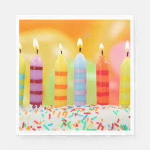 Birthday Candles Napkin