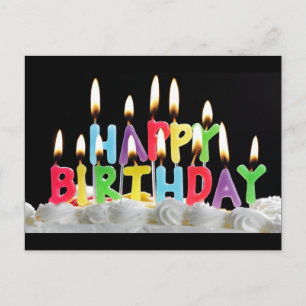 Birthday Candles Postcard