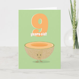 Birthday Cantaloupe Birthday Card