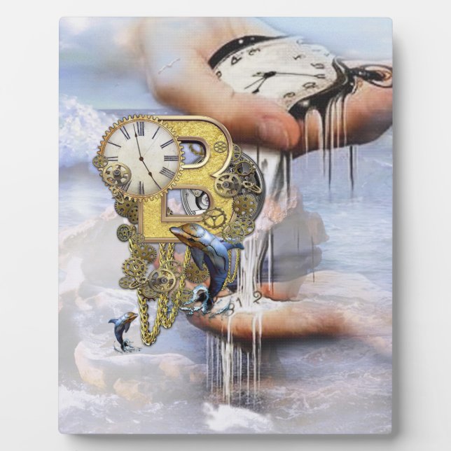 Birthday-Capital- letter-B Art Plaque (Front)