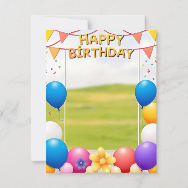 Birthday Card  (Front)