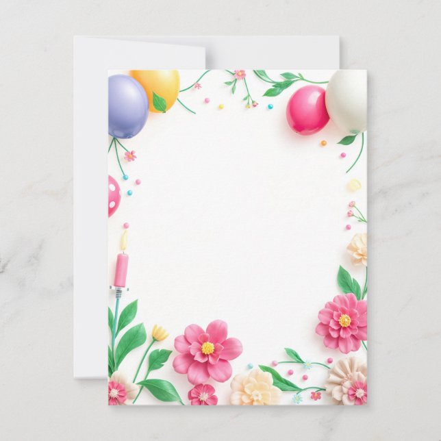 Birthday Card  (Front)