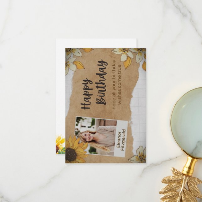 Birthday Card (Front/Back In Situ)