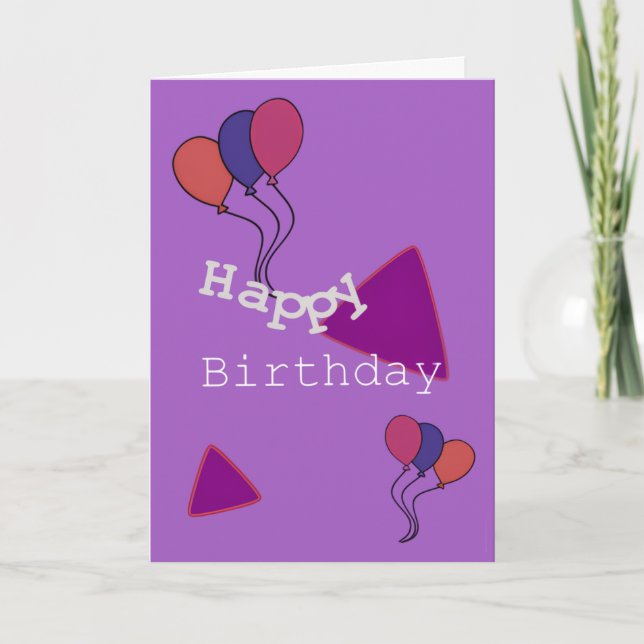 Birthday card (Front)