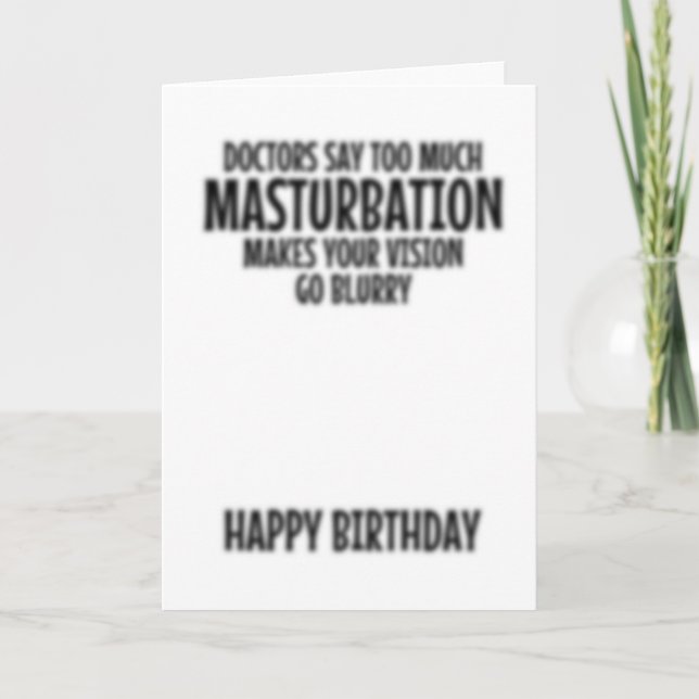 Birthday Card  (Front)