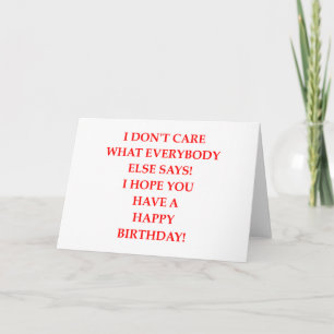 birthday card