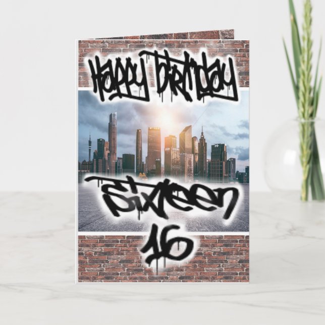 Birthday card 16 (Front)