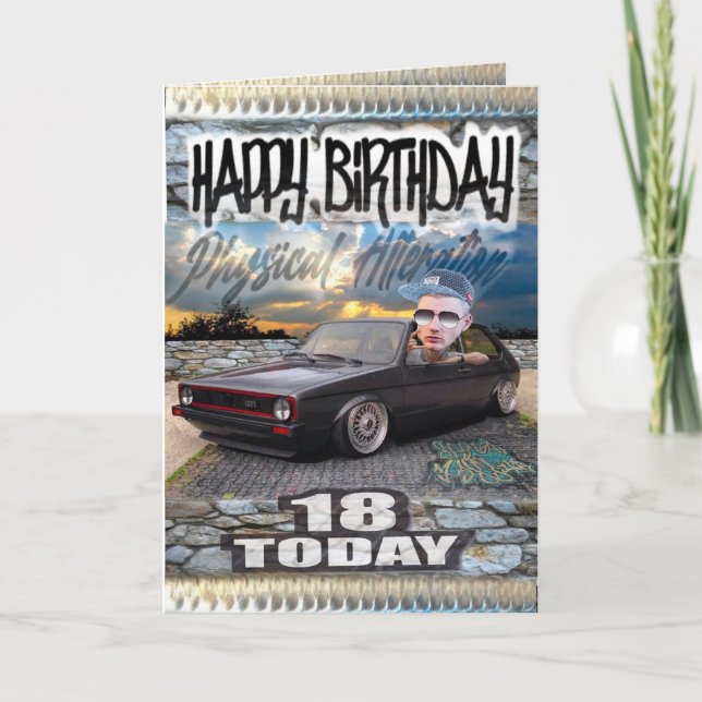Birthday card 18 (Front)