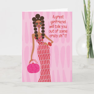 Birthday Card - A great girlfriend